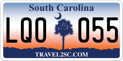SC license plate LQO055