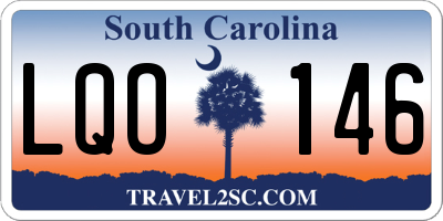 SC license plate LQO146