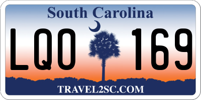 SC license plate LQO169