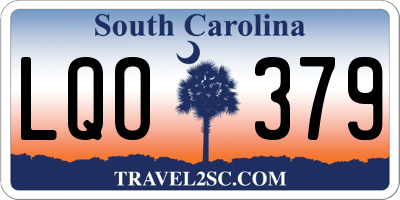 SC license plate LQO379