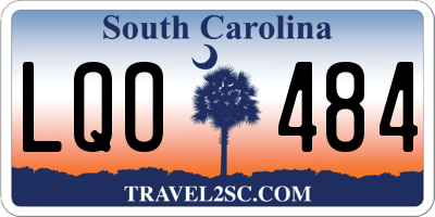 SC license plate LQO484