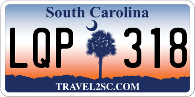 SC license plate LQP318