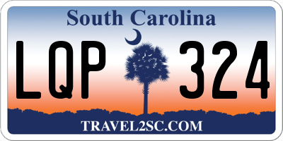 SC license plate LQP324