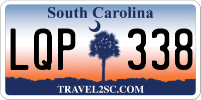 SC license plate LQP338