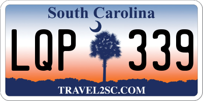 SC license plate LQP339