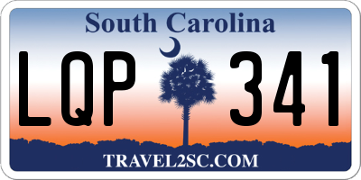 SC license plate LQP341