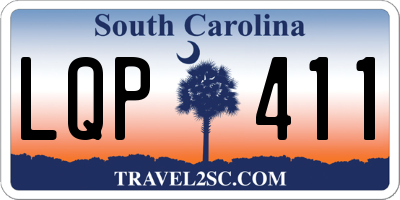 SC license plate LQP411