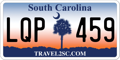 SC license plate LQP459