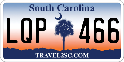 SC license plate LQP466