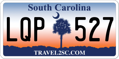SC license plate LQP527