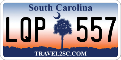 SC license plate LQP557