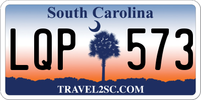 SC license plate LQP573
