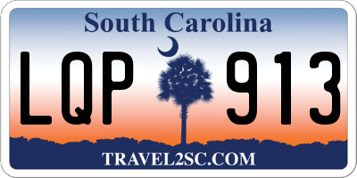 SC license plate LQP913