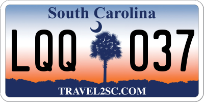 SC license plate LQQ037