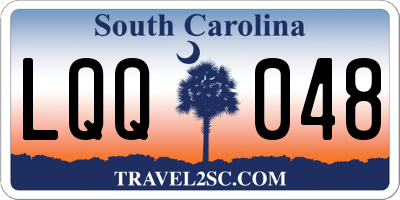 SC license plate LQQ048