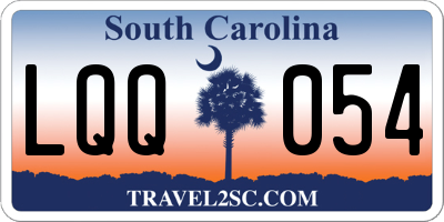 SC license plate LQQ054