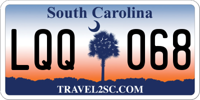 SC license plate LQQ068
