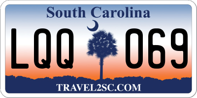 SC license plate LQQ069
