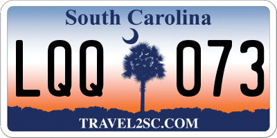 SC license plate LQQ073