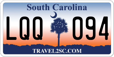 SC license plate LQQ094
