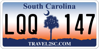 SC license plate LQQ147