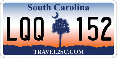 SC license plate LQQ152