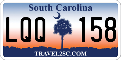 SC license plate LQQ158