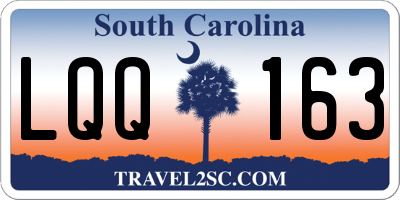 SC license plate LQQ163