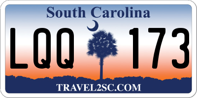 SC license plate LQQ173