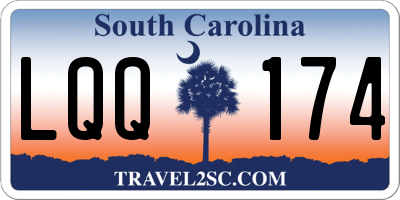 SC license plate LQQ174