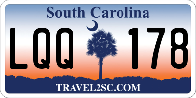SC license plate LQQ178