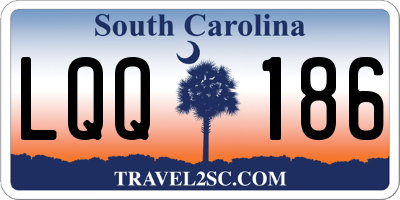 SC license plate LQQ186