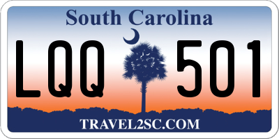 SC license plate LQQ501