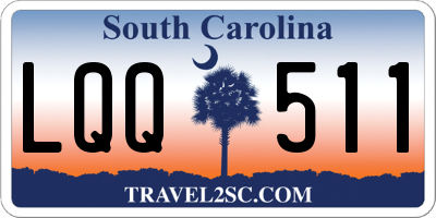 SC license plate LQQ511