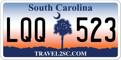 SC license plate LQQ523