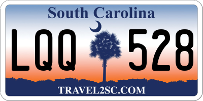 SC license plate LQQ528