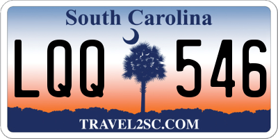 SC license plate LQQ546