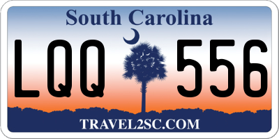 SC license plate LQQ556