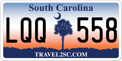SC license plate LQQ558