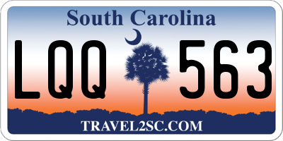 SC license plate LQQ563