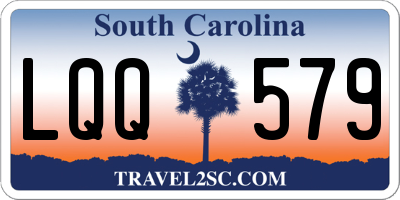 SC license plate LQQ579