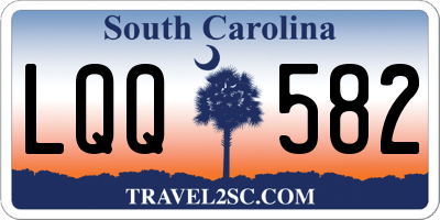 SC license plate LQQ582