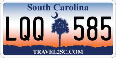 SC license plate LQQ585