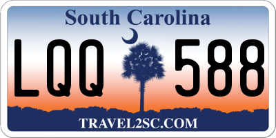 SC license plate LQQ588