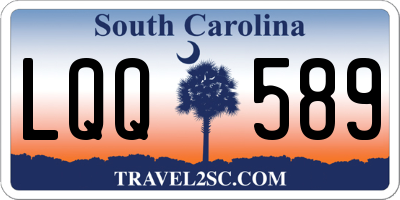 SC license plate LQQ589