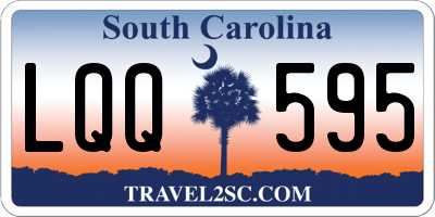 SC license plate LQQ595