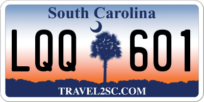SC license plate LQQ601
