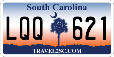 SC license plate LQQ621