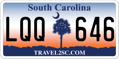 SC license plate LQQ646