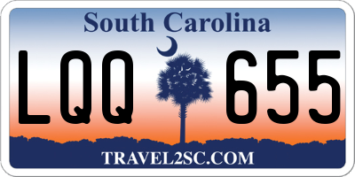 SC license plate LQQ655